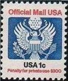 Great Seal - 1c - With C United States Postage Stamp | Official Mail