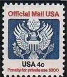 Great Seal - 4c - With C United States Postage Stamp | Official Mail
