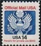 Great Seal - 14 - No C United States Postage Stamp | Official Mail