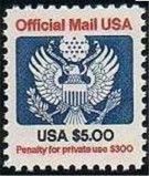Great Seal - 5 Dollar United States Postage Stamp | Official Mail