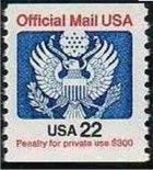 Great Seal - 22 - No C United States Postage Stamp | Official Mail
