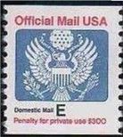 Great Seal - Domestic Mail E Rate United States Postage Stamp | Official Mail