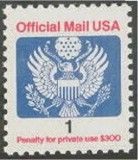 Great Seal - 1 - No C United States Postage Stamp | Official Mail