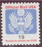 Great Seal - 19 - No C United States Postage Stamp | Official Mail