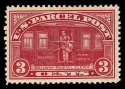 Railway Postal Clerk United States Postage Stamp | Parcel Post