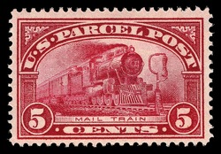 Mail Train United States Postage Stamp | Parcel Post