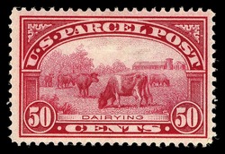 Dairying United States Postage Stamp | Parcel Post