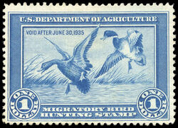 Migratory Bird Hunting - Duck Stamp - Department of Agriculture US Postage Stamp Series
