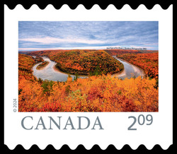 Restigouche River - NB Canada Postage Stamp