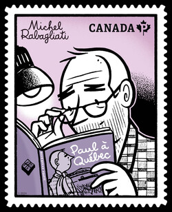 Michel Rabagliati Canada Postage Stamp | Graphic Novelists
