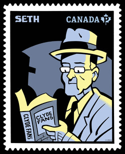 Seth - Gregory Gallant Canada Postage Stamp | Graphic Novelists