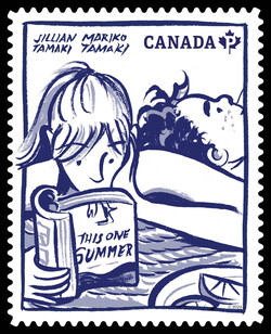 Jillian Tamaki - Mariko Tamaki Canada Postage Stamp | Graphic Novelists