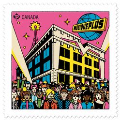 MusiquePlus Canada Postage Stamp | MuchMusic - MusiquePlus