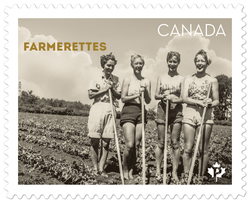 Farmerettes Canada Postage Stamp | Remembrance Day
