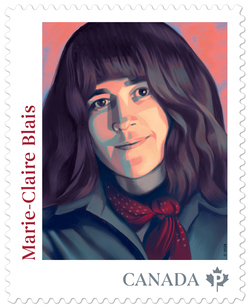 Marie-Claire Blais Canada Postage Stamp | French-Canadian Authors