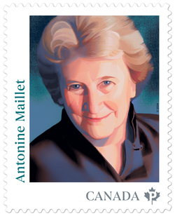 Antonine Maillet Canada Postage Stamp | French-Canadian Authors