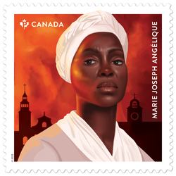 Marie Joseph Angelique Canada Postage Stamp | Black History Month