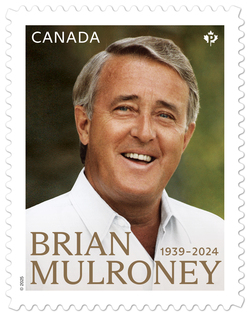 Brian Mulroney Canada Postage Stamp