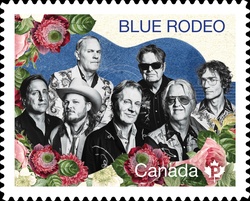 Blue Rodeo Canada Postage Stamp | Canadian Recording Artists
