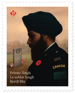 Private Singh Canada Postage Stamp