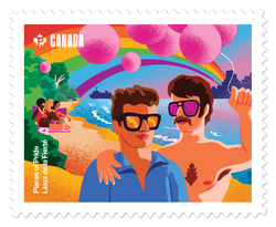 Hanlan’s Point Beach Canada Postage Stamp | Places of Pride