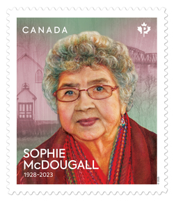 Sophie McDougall Canada Postage Stamp | Indigenous Leaders