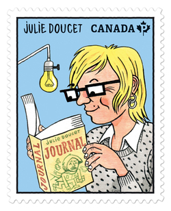 Julie Doucet Canada Postage Stamp | Graphic Novelists