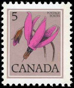 Shooting Star, Dodecatheon Hendersonii - DF / DF Canada Postage Stamp