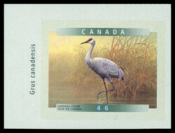 Sandhill Crane (Grus Canadensis) - SA Canada Postage Stamp | Birds of Canada