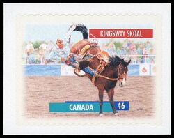 Kingsway Skoal - SA Canada Postage Stamp | Horses