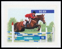 Big Ben - SA Canada Postage Stamp | Horses