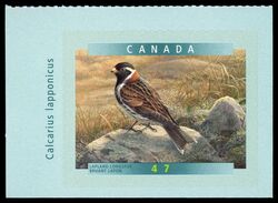 Lapland Longspur - SA Canada Postage Stamp | Birds of Canada