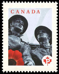 Lest We Forget - WA Canada Postage Stamp
