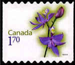 Rose Pogonia - Rounded Tips Canada Postage Stamp | Flowers