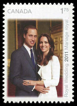 Royal Wedding 2011 - Engagement - WA Canada Postage Stamp | The Royal Wedding