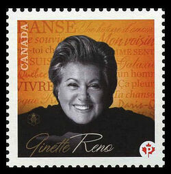 Ginette Reno - WA Canada Postage Stamp | Canadian Recording Artists