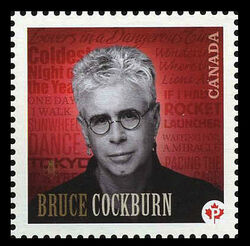 Bruce Cockburn - WA Canada Postage Stamp | Canadian Recording Artists