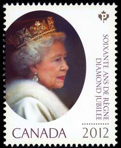 Queen Elizabeth II Diamond Jubilee - WA Canada Postage Stamp | Queen Elizabeth II Diamond Jubilee