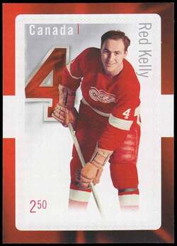 Red Kelly - Detroit Red Wings Canada Postage Stamp