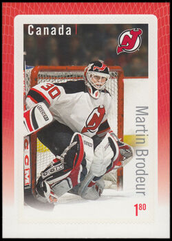 Martin Brodeur - New Jersey Devils Canada Postage Stamp