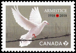 Armistice 100th Anniversary - 1918-2018 - WA Canada Postage Stamp