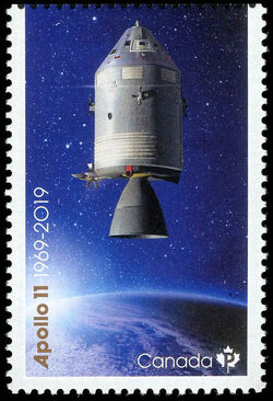 Apollo 11 Command And Service Module - WA Canada Postage Stamp | Apollo 11, 1969-2019