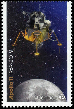 Apollo 11 Lunar Module - WA Canada Postage Stamp | Apollo 11, 1969-2019