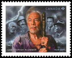 Christopher Plummer, 1929‑2021 - WA Canada Postage Stamp