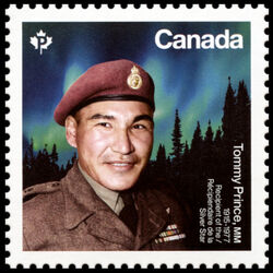 Tommy Prince - WA Canada Postage Stamp