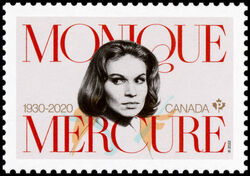 Monique Mercure - WA Canada Postage Stamp