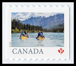 South Nahanni River - Tehjeh Dee - Nááts'įhch'oh National Park Reserve - NT - Coil Single Canada Postage Stamp