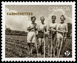 Farmerettes - WA Canada Postage Stamp | Remembrance Day