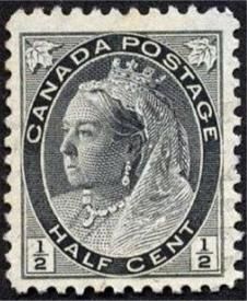 Queen Victoria - Precanceled Canada Postage Stamp