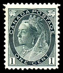 Queen Victoria - Green Canada Postage Stamp